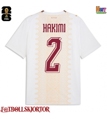 Marocko Achraf Hakimi #2 Bortatröja VM 2026 Kortärmad
